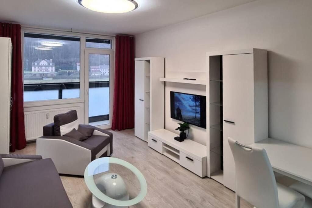 Utulny Apartman V Centru, S Krasnym Vyhledem Decin Dış mekan fotoğraf